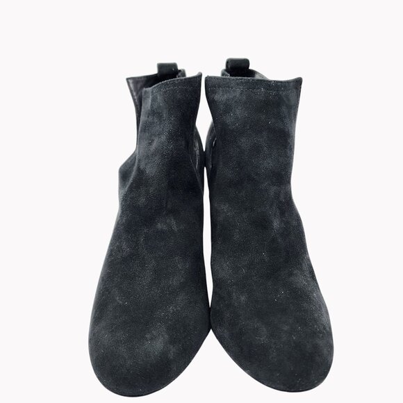 Steve Madden Womens Norelle Nayna 8M Leather Heeled Ankle Booties Cutout Side - Picture 3 of 7